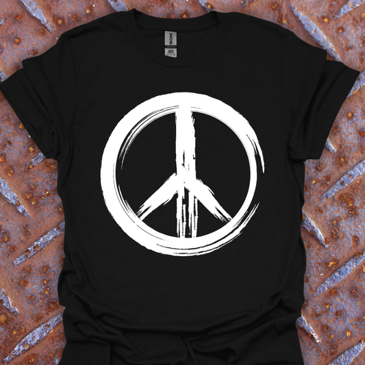 Distressed Peace Sign
