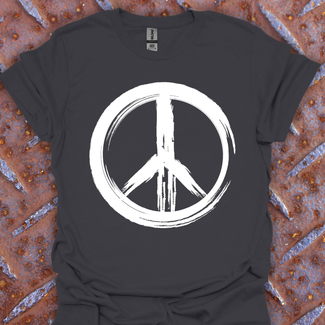 Distressed Peace Sign