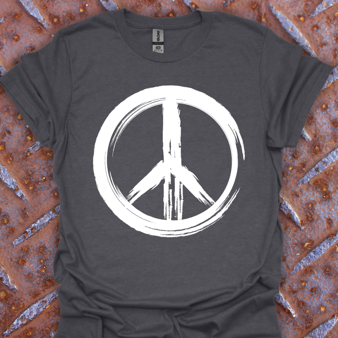 Distressed Peace Sign